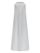 Max Mara Studio Women's Dress Long Zuppa White