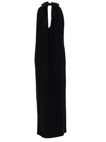 Nude Lucy Women's Abito Maxi in Cotone Black