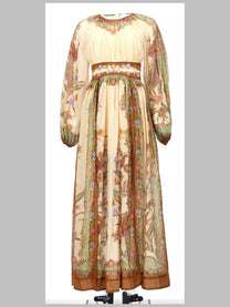Zimmermann Women's Abito Maxi Indra Multicolor
