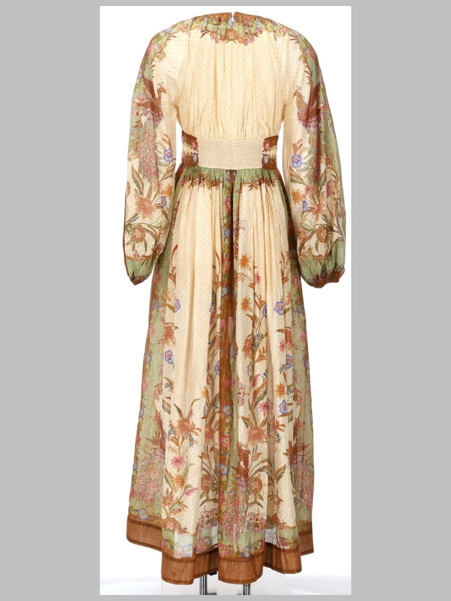 Zimmermann Women's Abito Maxi Indra Multicolor