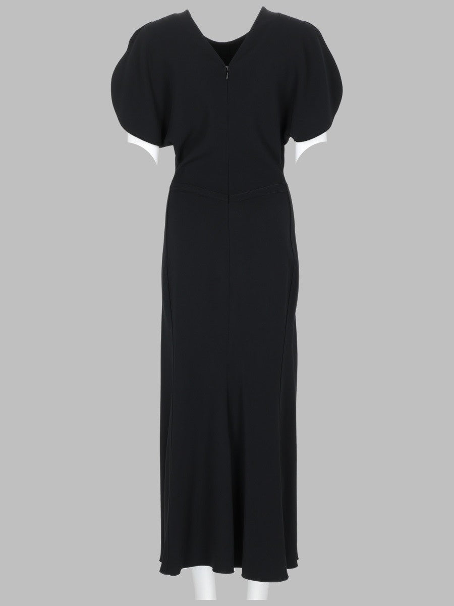 Victoria Beckham Women's Abito Midi Bela Black