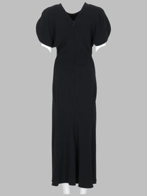 Victoria Beckham Women's Abito Midi Bela Black