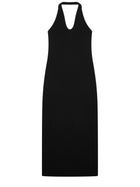 Toteme Women's Midi Dress with Neck Halter Black