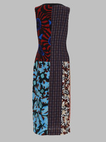 Dries Van Noten Women's Abito Midi Dropps Multicolor