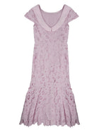 self-portrait Women's Lace Midi Dress with Schiena Scoperta Blue, view 2