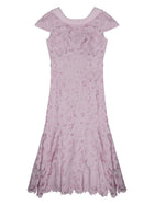 self-portrait Women's Lace Midi Dress with Schiena Scoperta Blue
