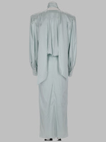 ROTATE Birger Christensen Women's Abito Midi in Raso Green