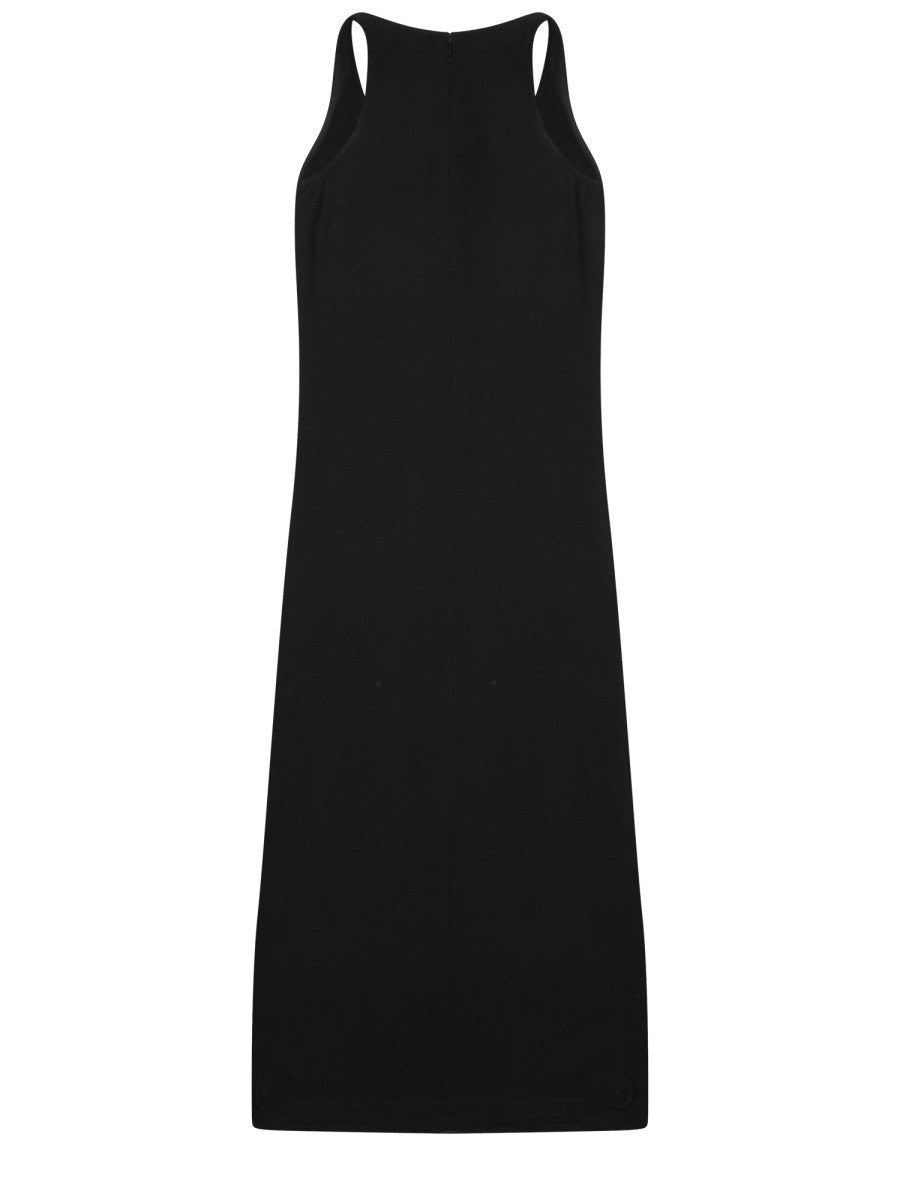 Toteme Women's Abito Midi Sablé Black