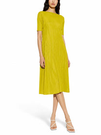 Pleats Please Issey Miyake Women's Abito Midi Green