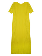 Pleats Please Issey Miyake Women's Midi Dress Green, view 3