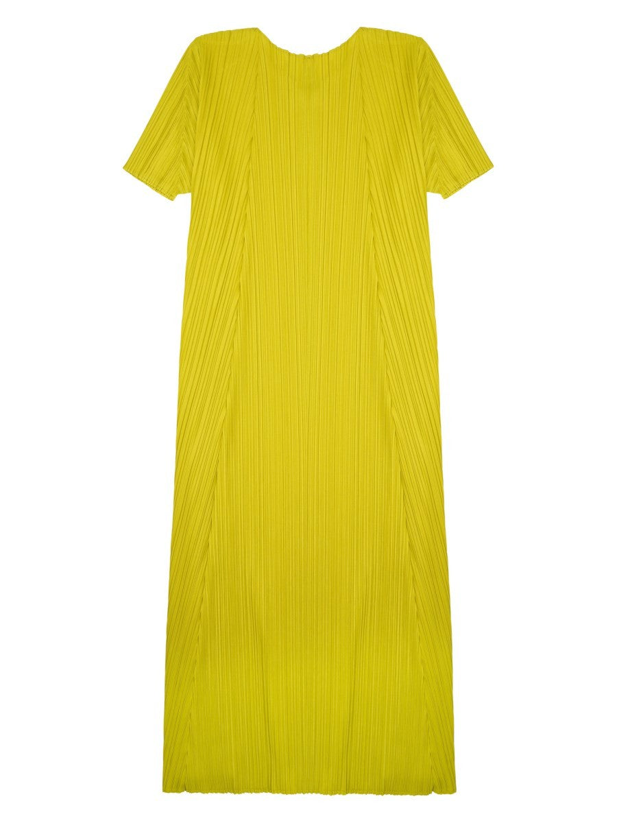 Pleats Please Issey Miyake Women's Abito Midi Green