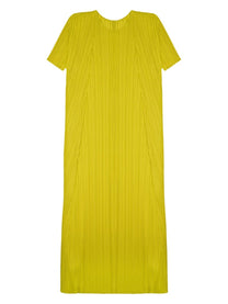 Pleats Please Issey Miyake Women's Abito Midi Green