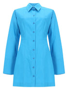 Fendi Women's Viscose Mini Dress Blue