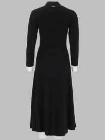 Michael Kors Women's Abito Polo in Maglia Stretch Black