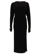 Max Mara Studio Women's Dress Salvo with Drappeggio Black