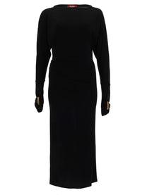 Max Mara Women's Abito Salvo Con Drappeggio Black