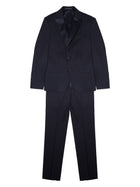 Colamarino Men's Smoking Single-Breasted Suit Blue