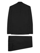 Colamarino Men's Smoking Single-Breasted Suit Black, view 2