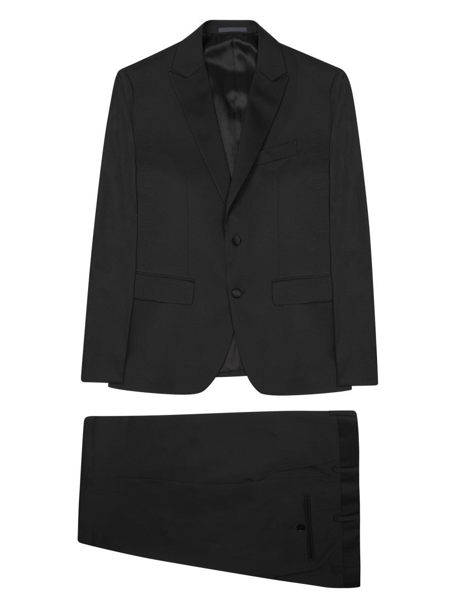 Colamarino Men's Abito Smoking Monopetto Black
