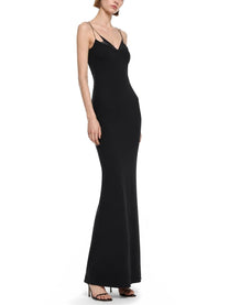 Tom Ford Women's Abito Sottoveste Con Spalline Doppie Black