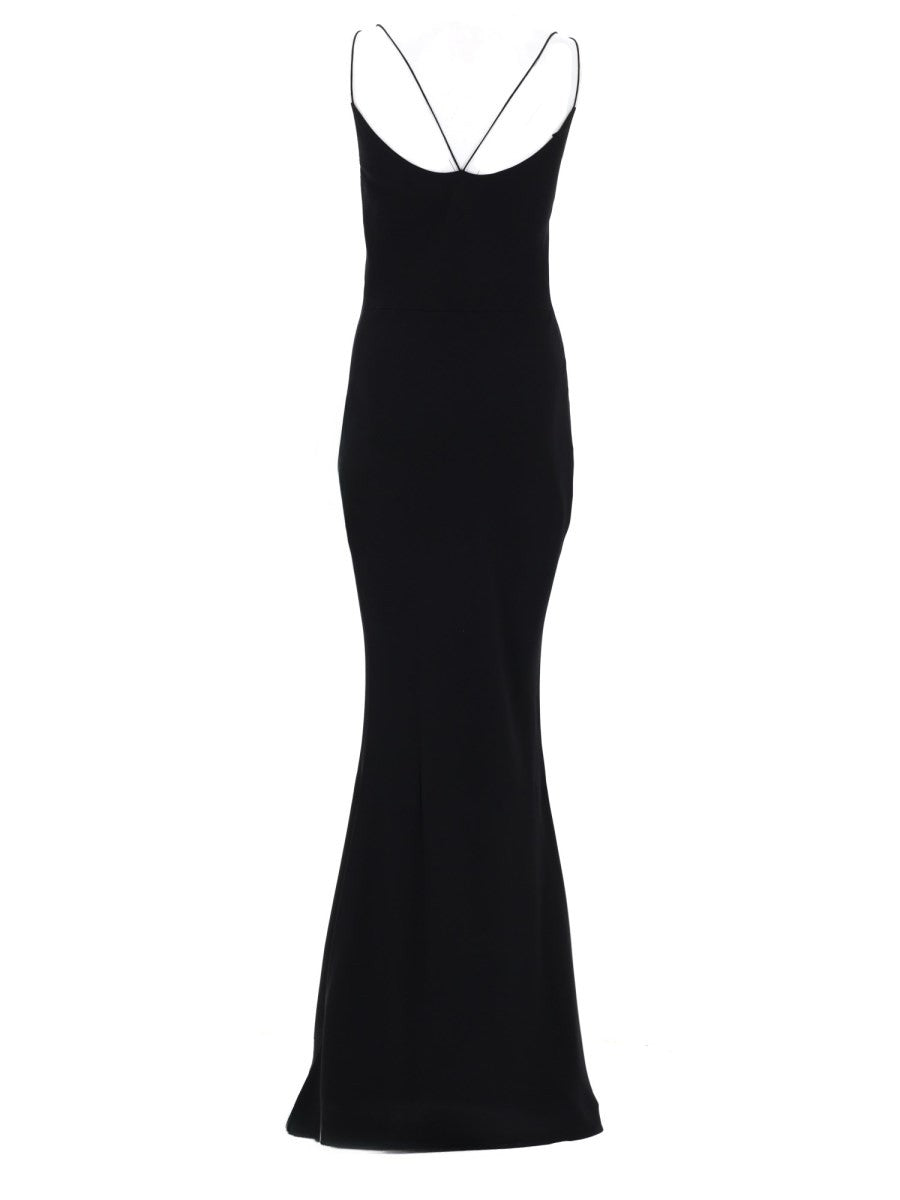 Tom Ford Women's Abito Sottoveste Con Spalline Doppie Black