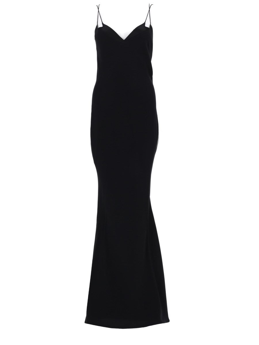 Tom Ford Women's Abito Sottoveste Con Spalline Doppie Black
