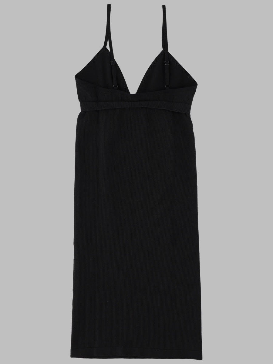 MM6 Maison Margiela Women's Abito Sottoveste Senza Cuciture Black