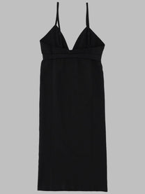 MM6 Maison Margiela Women's Abito Sottoveste Senza Cuciture Black