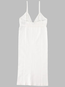 MM6 Maison Margiela Women's Abito Sottoveste Senza Cuciture White
