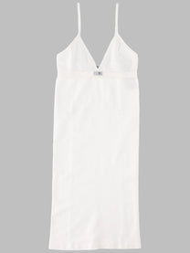 MM6 Maison Margiela Women's Abito Sottoveste Senza Cuciture White