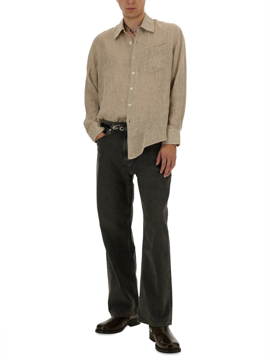 Our Legacy Men's Above Shirt Beige