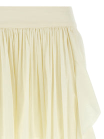 Zimmermann Acacia Ruffle Skirt White