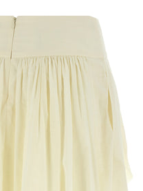 Zimmermann Acacia Ruffle Skirt White