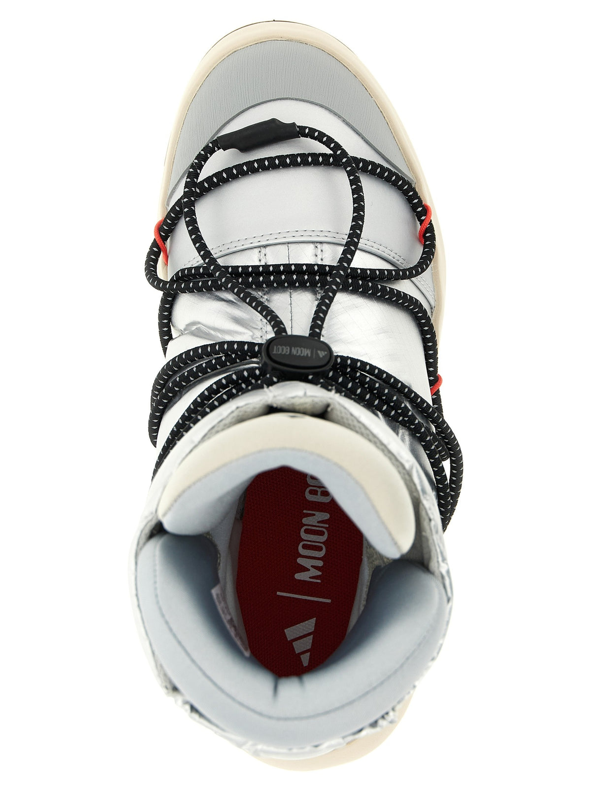 adidas Ace Adidas Moonboot Ankle Boots Silver, view 4