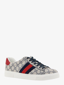 Gucci Men's Ace GG Supreme Fabric Sneakers Blue