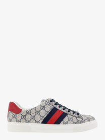 Gucci Men's Ace GG Supreme Fabric Sneakers Blue