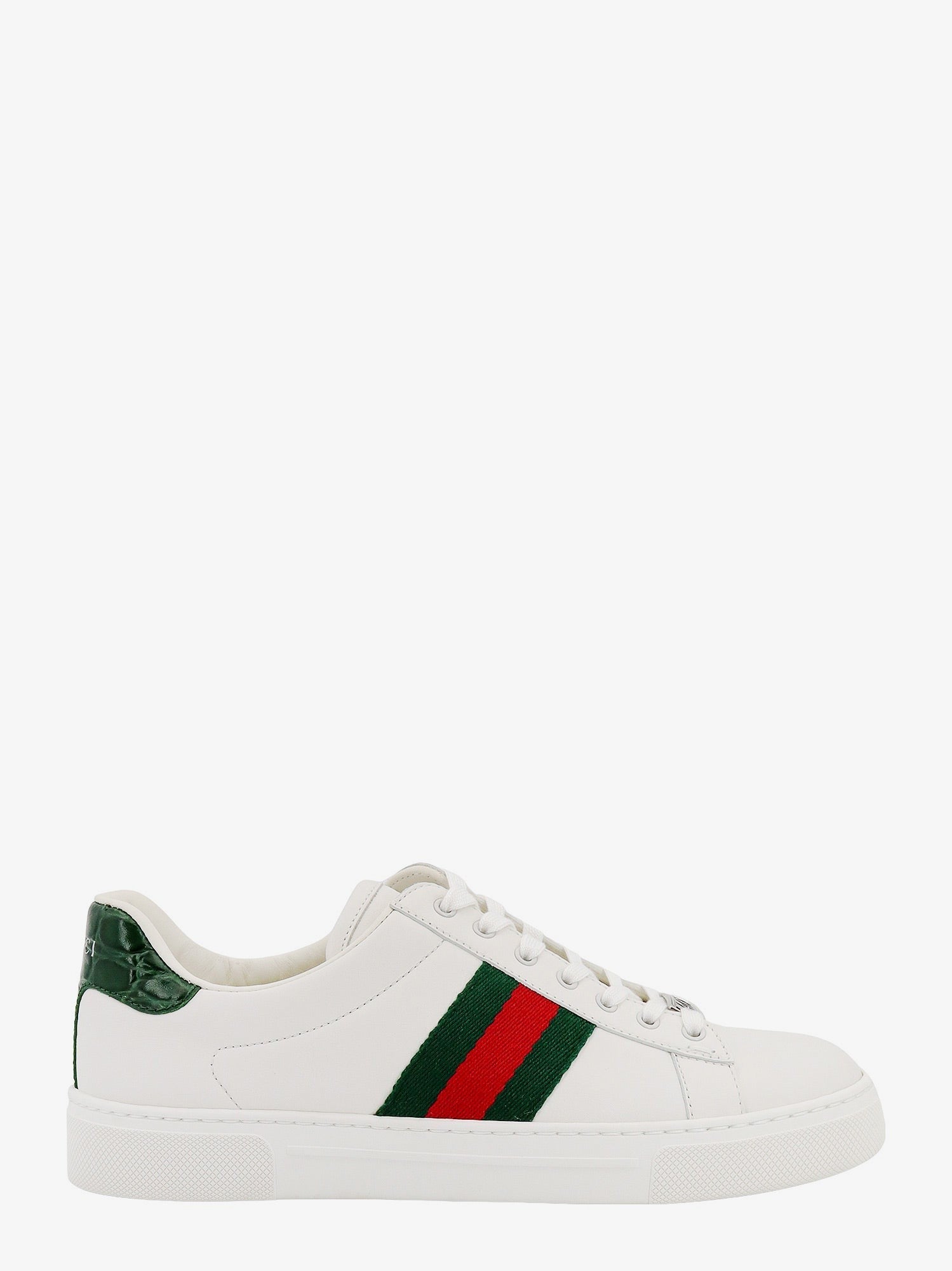 Gucci Women's Ace Leather Sneakers Green