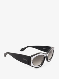 ALAÏA Women's Acetate Sunglasses Black