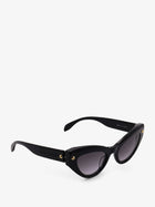 Alexander McQueen Women's Acetate Sunglasses Black, view 3