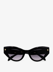 Alexander McQueen Women's Acetate Sunglasses Black