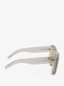 Saint Laurent Women's Acetate Sunglasses Beige