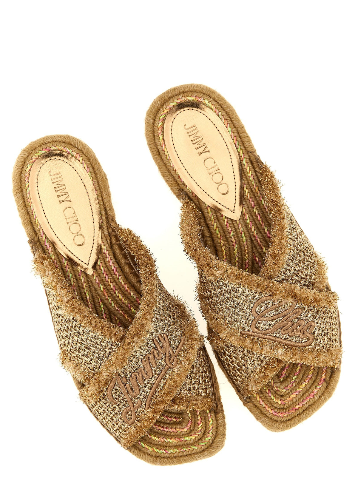 Jimmy Choo Aciel Sandals Gold, view 2