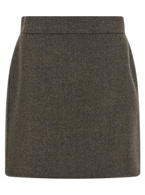 Max Mara Acinoso Skirt Brown