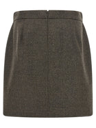 Max Mara Acinoso Skirt Brown