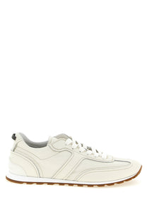 Brunello Cucinelli Women's Leather Sneakers White