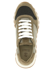 Brunello Cucinelli Active Sneakers Green