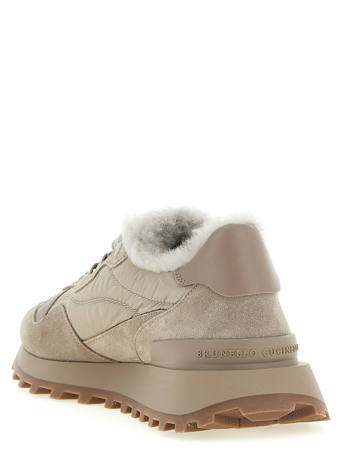 Brunello Cucinelli Active Sneakers Beige, view 3