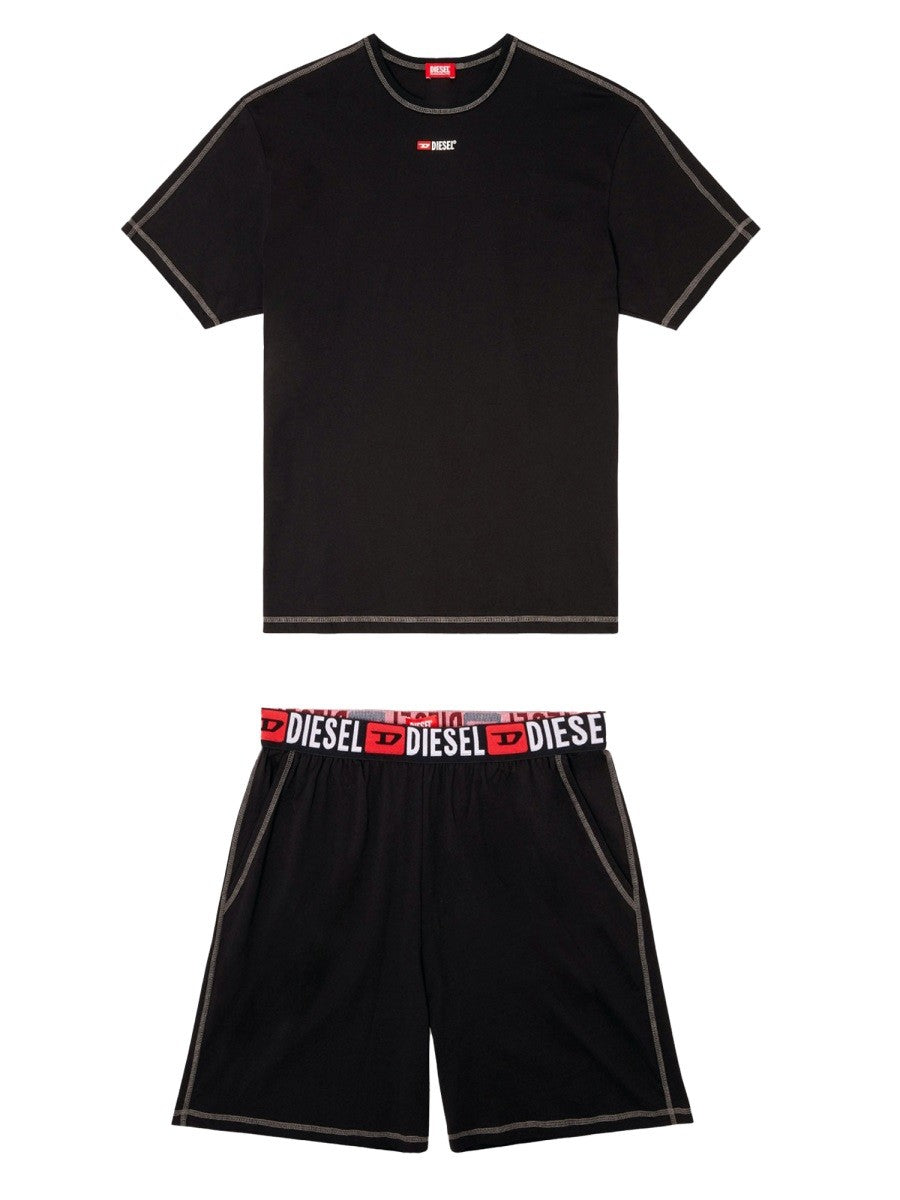 Diesel Men's Adam Core Pajama Set Black