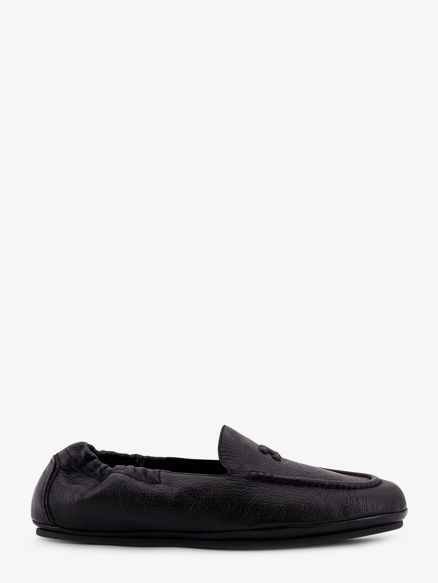 Celine Men's Adam Leather Slip on Loafers Black Celine