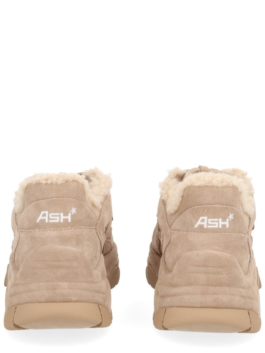 Ash Women's Addict Bis Fur Sneaker Brown Ash